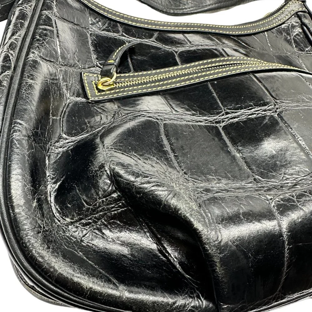 Dooney & Bourke Reptile Print Shoulder Bag - Picture 9 of 16